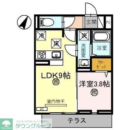 クエルの物件間取画像